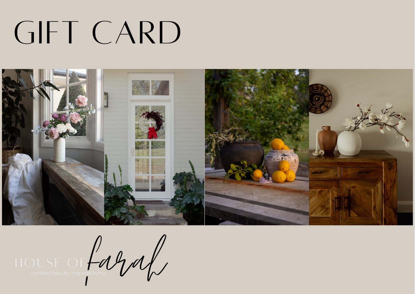 House of Farah Gift Card